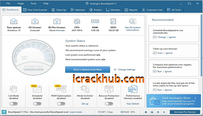 Auslogics BoostSpeed License Key